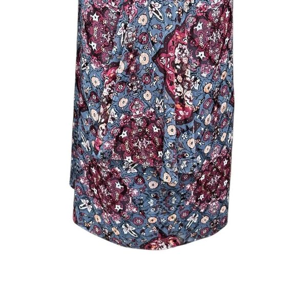 WHBM bell sleeve medallion print boho shift dress size MP - Picture 6 of 16